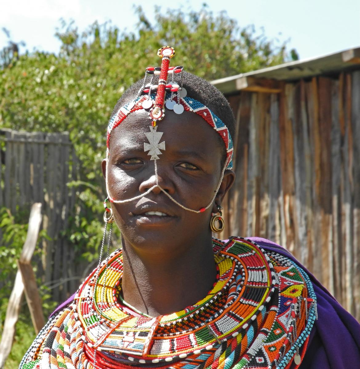 Eine junge Frau der Samburu