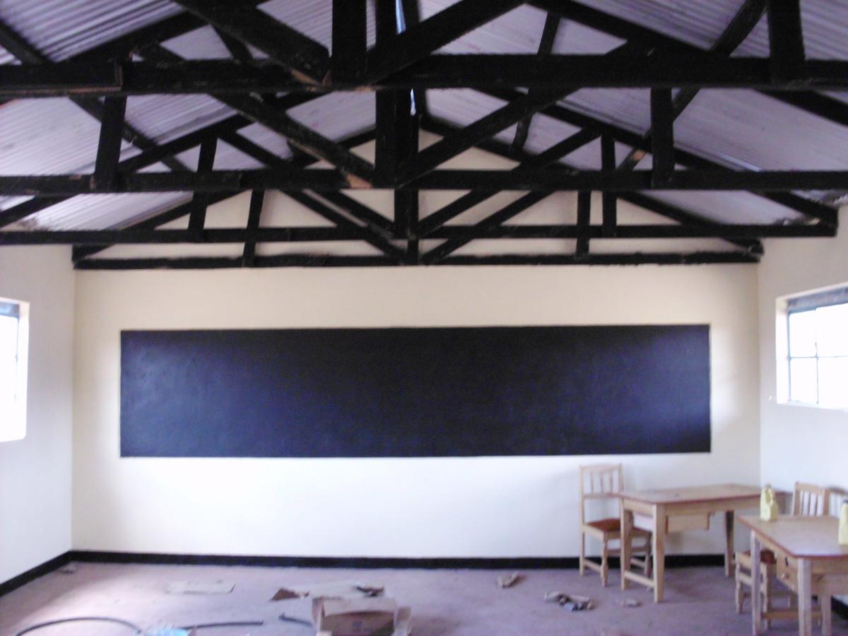 Der 2011 neu erstellte Klassenraum
